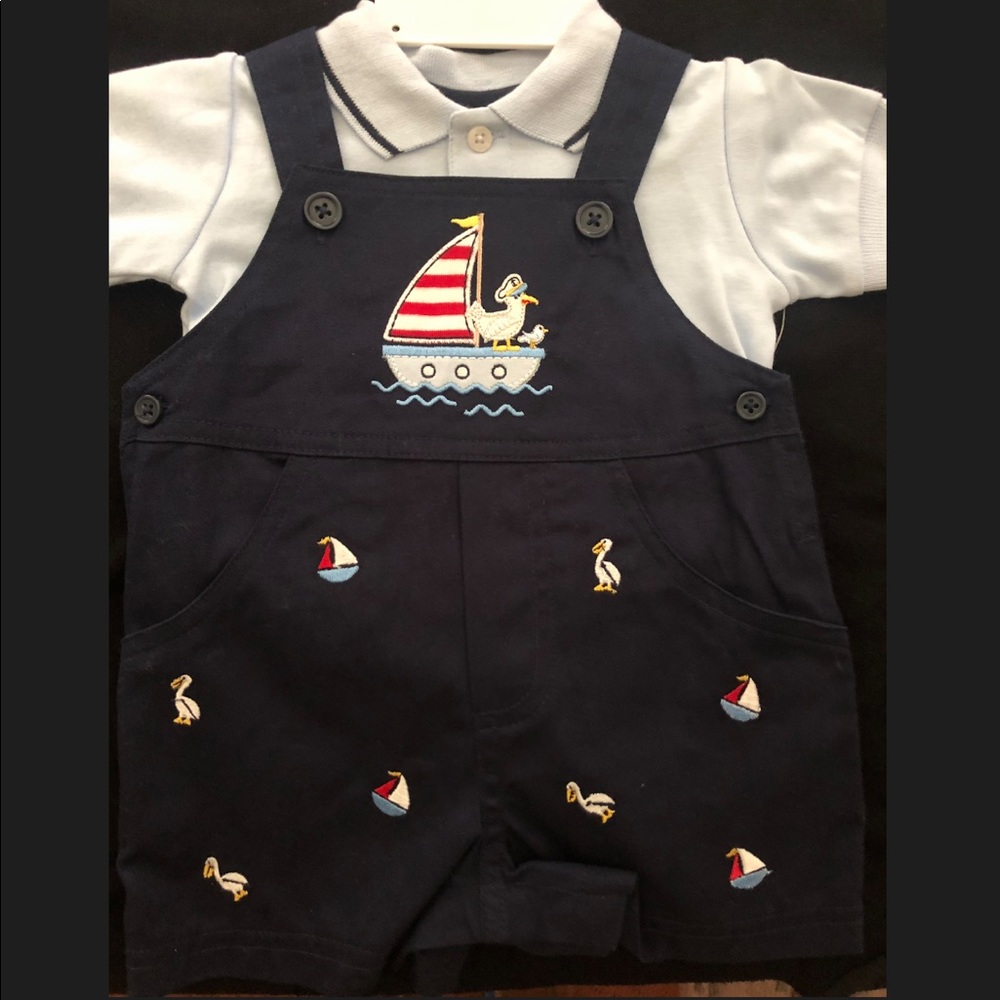 NWT Baby Kids Overall Shorts